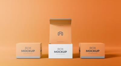 Minimalistic Cardboard Box with Magnetic Closure – Free Stock Photo, Download for Free