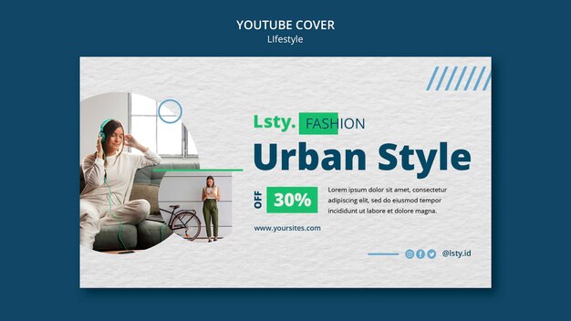 Lifestyle Concept YouTube Cover Template – Free Download