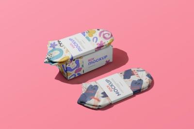 Socks in Store Mockup – Free Download