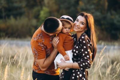 Heartwarming Family Moments in an Autumn Field – Free Stock Photo, Download for Free