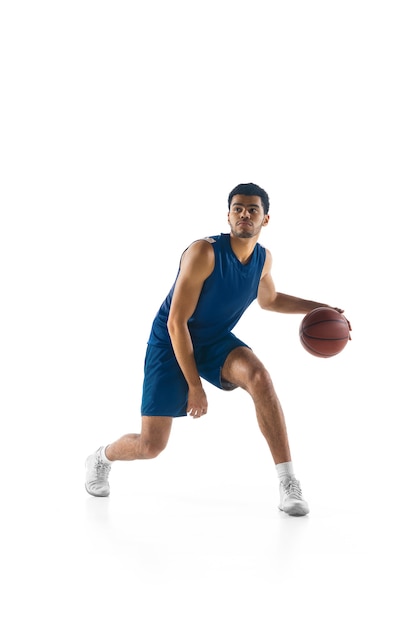 Young Arabian Muscular Basketball Player in Action – Free Stock Photo, Download for Free