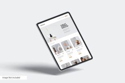Tablet App Screen Mockup – Free Download