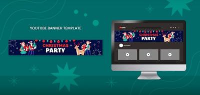 Christmas Flat Design Template for Download – Free Stock Photo