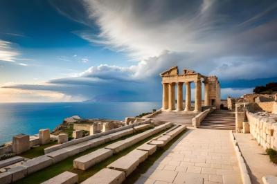 The Temple of Apollo on the Acropolis â Free Download Stock Photo