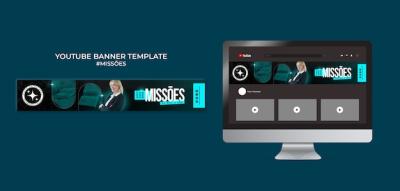 Professional Missoes YouTube Banner Template – Download Free Stock Photo