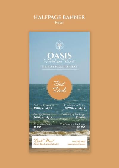 Stylish Hotel Template Design – Free Download