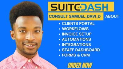 I Will Provide Configuration Support for All Tasks on SuiteDash VA