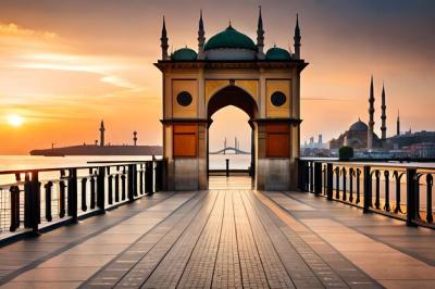 Entrance Gate at Sunset in Istanbul, Turkey – Free Stock Photo for Download