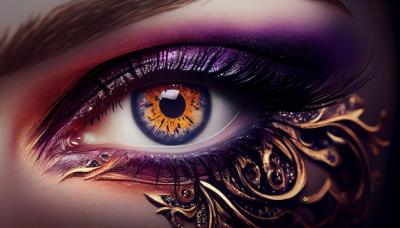 Beautiful Macro Portrait of a Young Woman’s Eye – Free Download