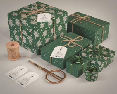 Finished Mock-Up of the Wrapping Process – Free Download