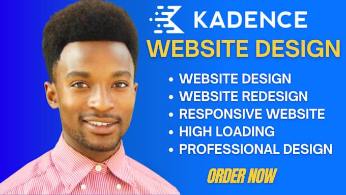 I Will Create or Redesign Your WordPress Website Using Kadence Blocks and Gutenberg