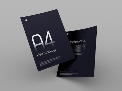 A4 Mockup High Quality – Download Free Stock Photo
