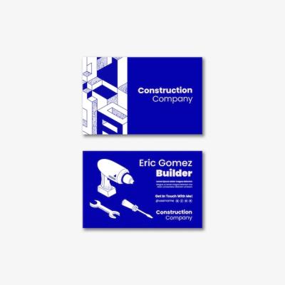 Flat Design Construction Template – Free Download