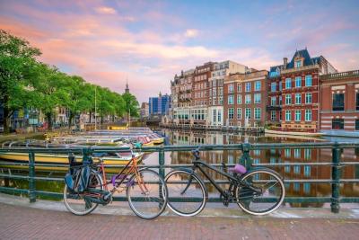 Amsterdam Downtown City Skyline – Stunning Cityscape of the Netherlands | Free Download