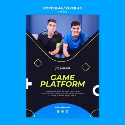 Gaming Concept Poster Style – Free Download