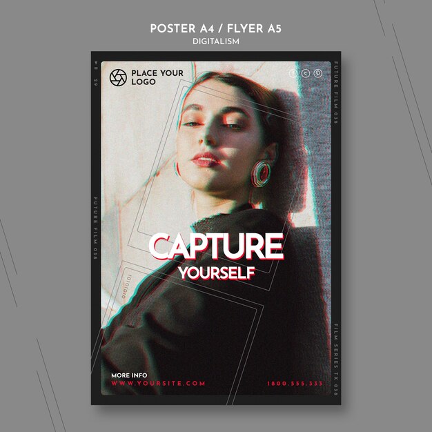 Capture Yourself Theme Poster – Free Download