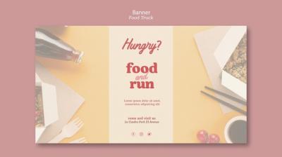 Food Truck Template Banner – Free Download, Free Stock Photo