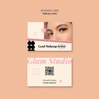 Makeup Artist Template Design for Stunning Portfolio – Free to Download