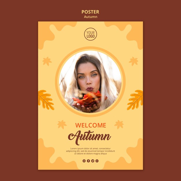 Autumn Ad Poster Template – Free Download
