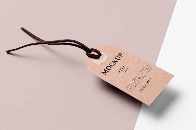 High View Clothing Size Mock-up with Shadow – Free Download
