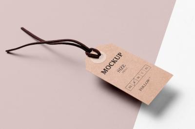 High View Clothing Size Mock-up with Shadow – Free Download