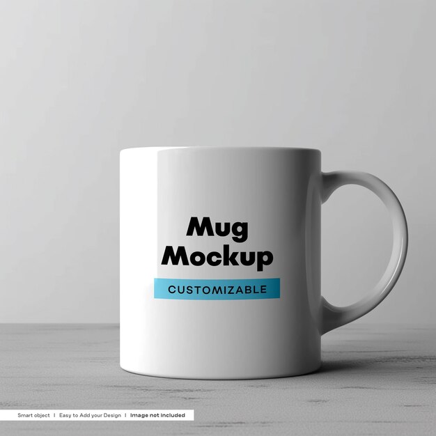 White Coffee Mug Mockup – Free Download