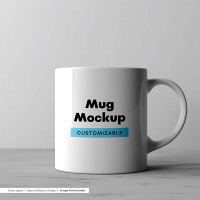 White Coffee Mug Mockup – Free Download