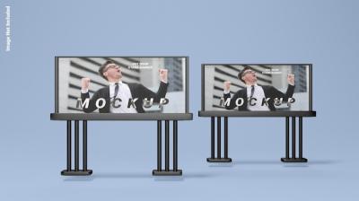 Outdoor Stand Banner Mockup – Free Download