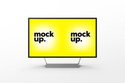 Screen Display Television Mockup Template PSD Design – Free Download