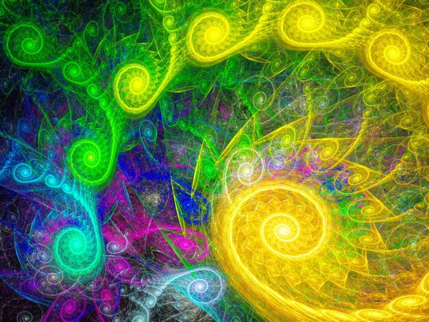 3D Rendering of Abstract Fractal Background – Free Stock Photo Download