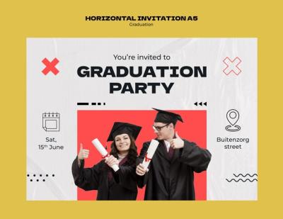 Graduation Template Design for Free Download