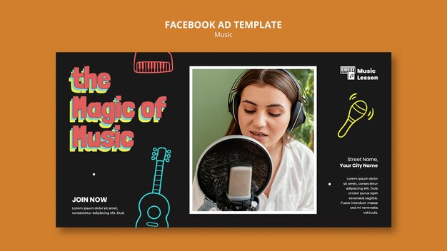 Music Festival Facebook Template – Free Download