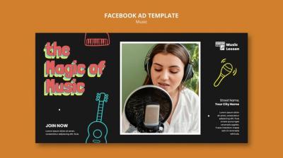 Music Festival Facebook Template – Free Download