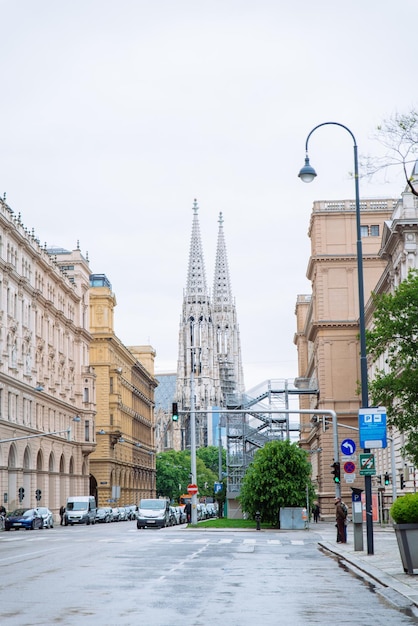 Votive Church Towers View – Free Download Stock Photo