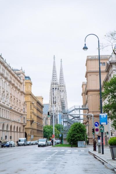 Votive Church Towers View – Free Download Stock Photo