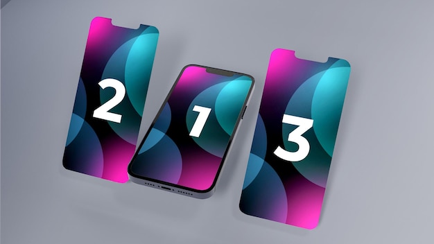 Cellphone Screen Mockups Design – Free Download