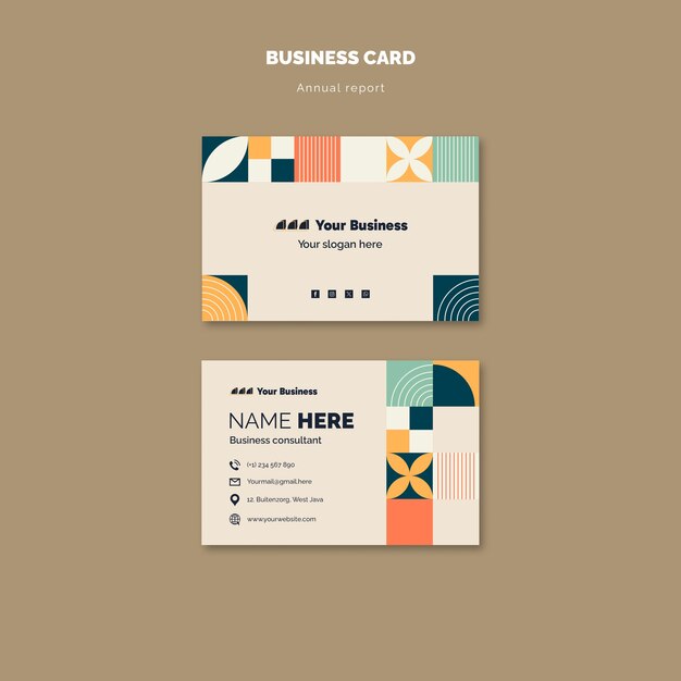 Annual Report Template Design – Free Download