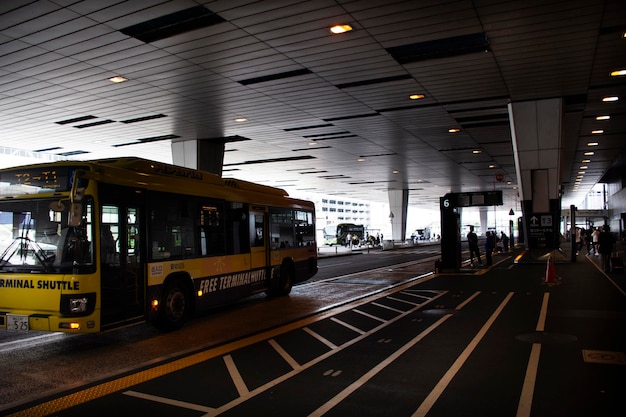 Narita International Airport Architecture and Bus Stop Station in Chiba, Japan – Free Stock Photo Download