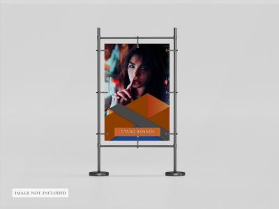 PSD Stand Banner Mockup – Free Download