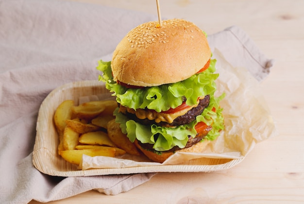 Delicious Burger – Download Free Stock Photo