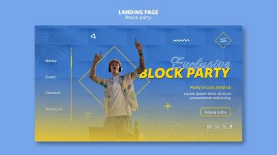 Block Party Template Design – Free Stock Photo, Download for Free
