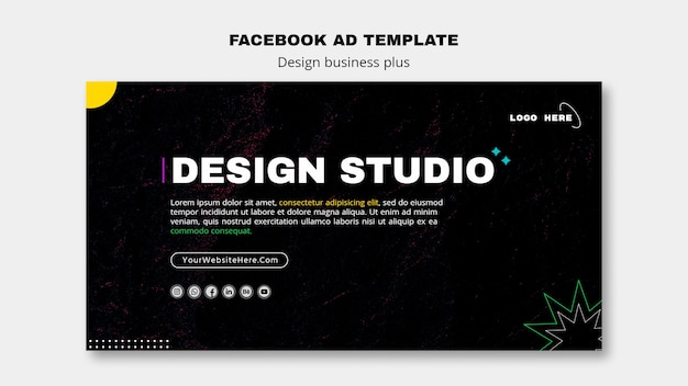Business Facebook Template for Design – Free Download