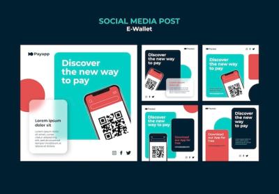 Ewallet Social Media Post Design Template – Free Download