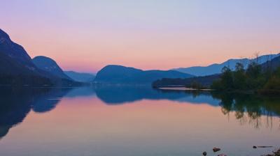 Magical Evening Colors Over Bohinj Lake, Slovenia – Free to Download