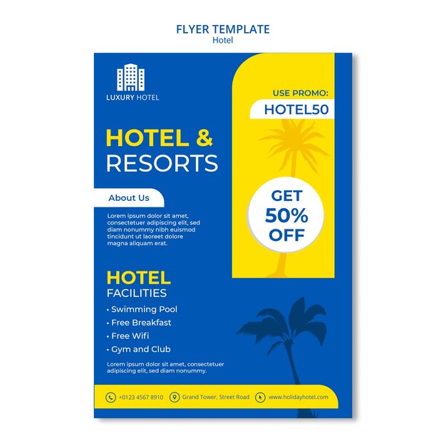 Hotel Template Design for Your Next Project – Free Download