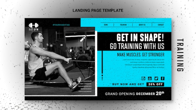 Training Landing Page Template – Free to Download