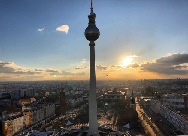 Cityscape Against Cloudy Sky – Free Download, Free Stock Photo