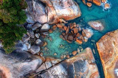 Aerial View of Seashore Near Lamai Beach, Koh Samui, Thailand – Free Download