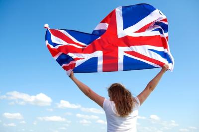 Young Woman Waving the British Flag – Free Stock Photo, Download for Free