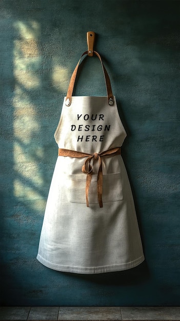 White Apron Mockup – Free Download